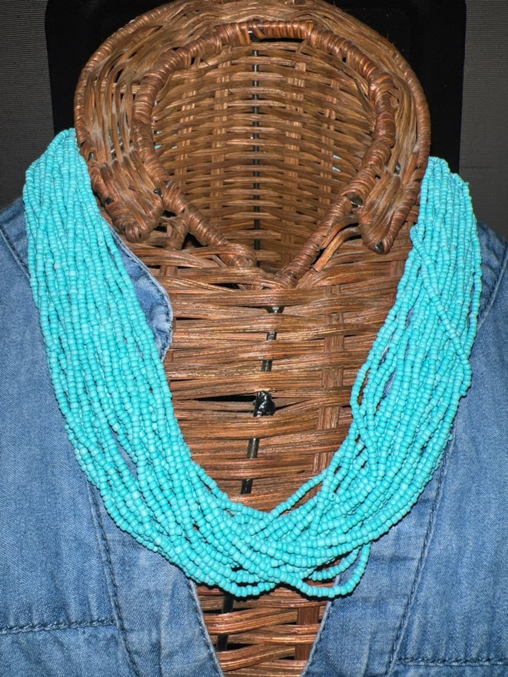 You & I Turquoise Multi-Strand Beaded Necklace - Women Jewelry